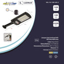 Lámpara de Pared Solar LED 15W 1200lm, 6500K - Luz Fría. Iluminación Exterior Potente y Eficiente. Luz Poste solar.