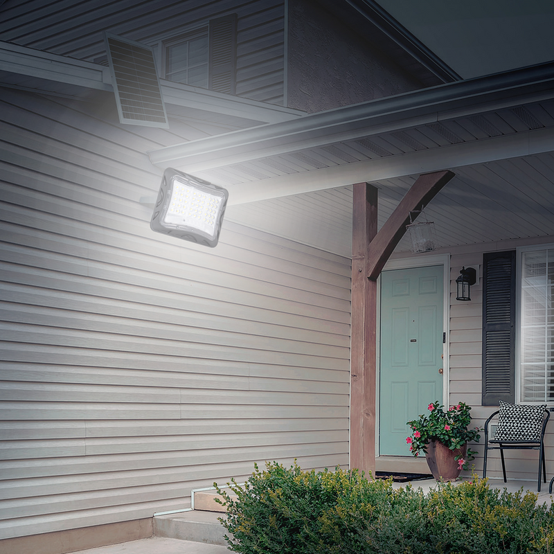 Reflector Solar LED 200W, 6500K. Iluminación Brillante. Lámpara Solar.