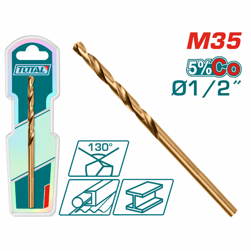 Broca de Cobalto M35 HSS Para Metal 7/32" (Unidad)