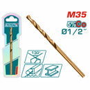 Broca de Cobalto M35 HSS Para Metal 7/32" (Unidad)