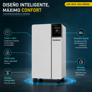 Deshumidificador Eléctrico 12 L/Día 25 Pintas Con Luz UV, Drenaje Continuo Y Timer 1–24 H. Ideal Para hogar y oficina 230W 110V.