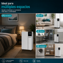 Deshumidificador Eléctrico 12 L/Día 25 Pintas Con Luz UV, Drenaje Continuo Y Timer 1–24 H. Ideal Para hogar y oficina 230W 110V.