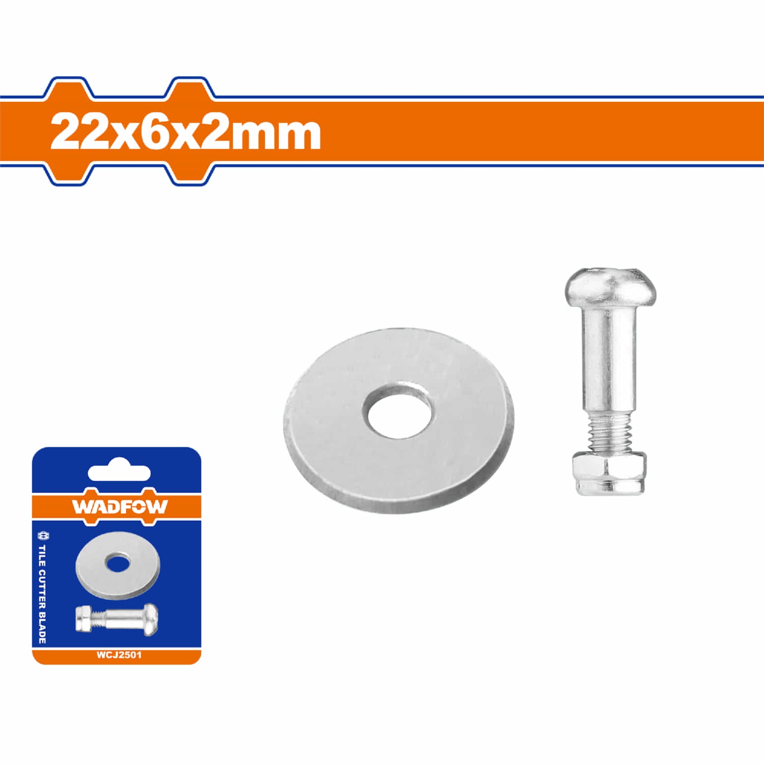 Cortadora de Azulejos Ø22xØ6x2mm Carburo de Tungsteno compatible con WTR1561