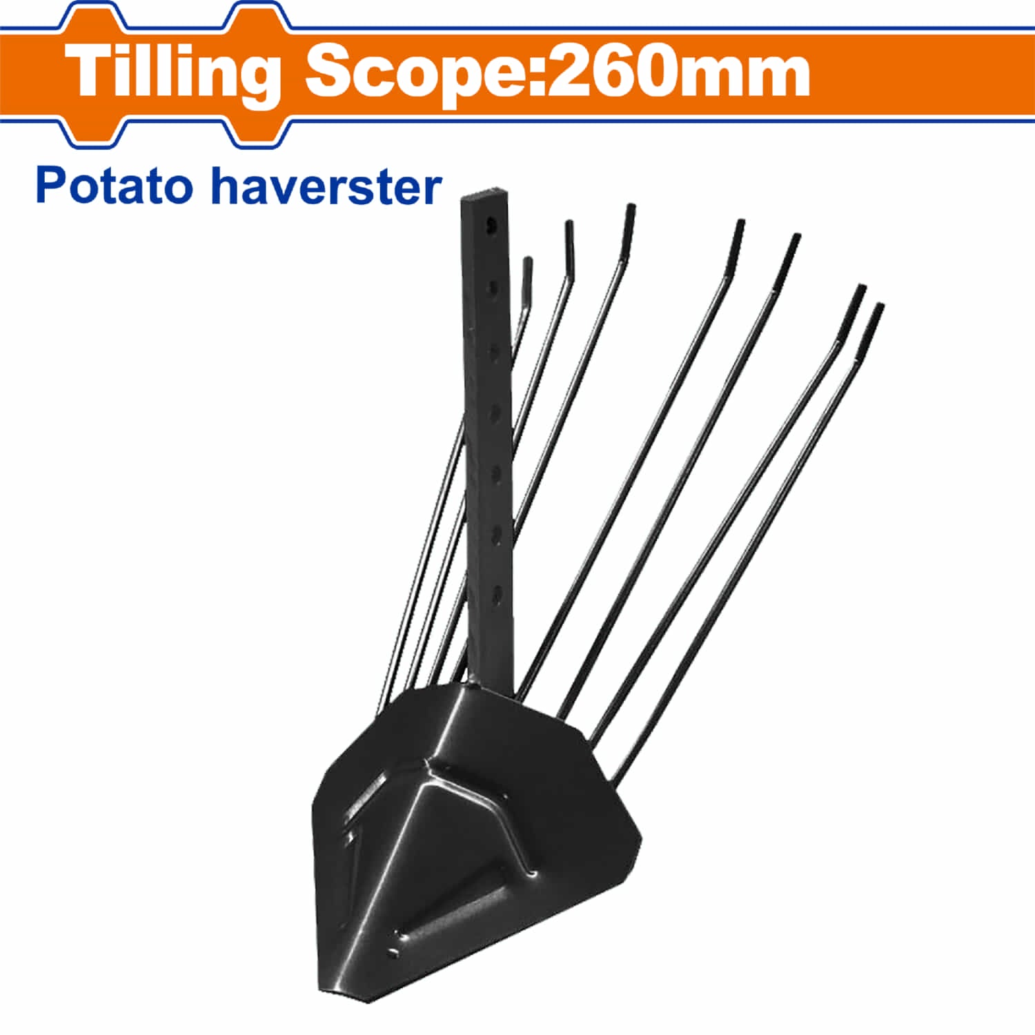 Cosechador de Papas para Cultivador Ancho de trabajo: 260mm Compatible con WTL2A75, WTL2A100, WTL3A100, WTL3A135,WTL3A135D