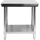 Mesa inoxidable De Trabajo Central Con Repisa