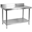 Mesa acero inoxidable  Con Protector Contra Salpicaduras W 700mm X H 850mm