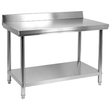 Mesa acero inoxidable  Con Protector Contra Salpicaduras W 700mm X H 850mm