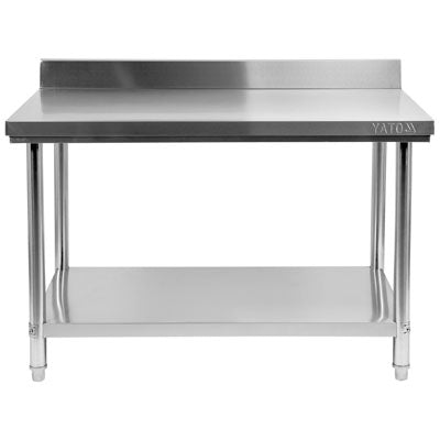 Mesa De Trabajo Con Protector Contra Salpicaduras 1500 X 700 X H 850