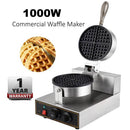 Plancha Para Waffles 110V 60Htz 1.3 Kw. Tipo Redondo 255*380*270Mm