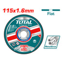 Disco de corte para metal plano 115MM ( 4 1/2" )X 1.6MM (1/16")X22.2MM (7/8")