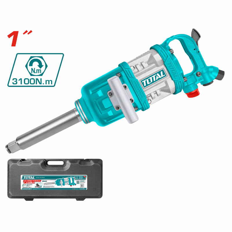 Llave de impacto neumática 1" Velocidad sin carga: 3600 rpm Max.torque:3100Nm(2300ft)(1 año)