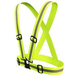 Cinta reflectiva de seguridad, amarilla