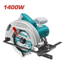 Sierra Circular 1400W. Diam. Disco185mm. 4800Rpm Capac. Corte 45° 44Mm Y 90° 65Mm.