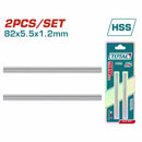 cuchillas cepillo de madera 82X5.5X1.2mm