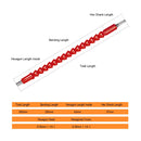 Extensión para destornillador flexible conector magnético de 1/4"