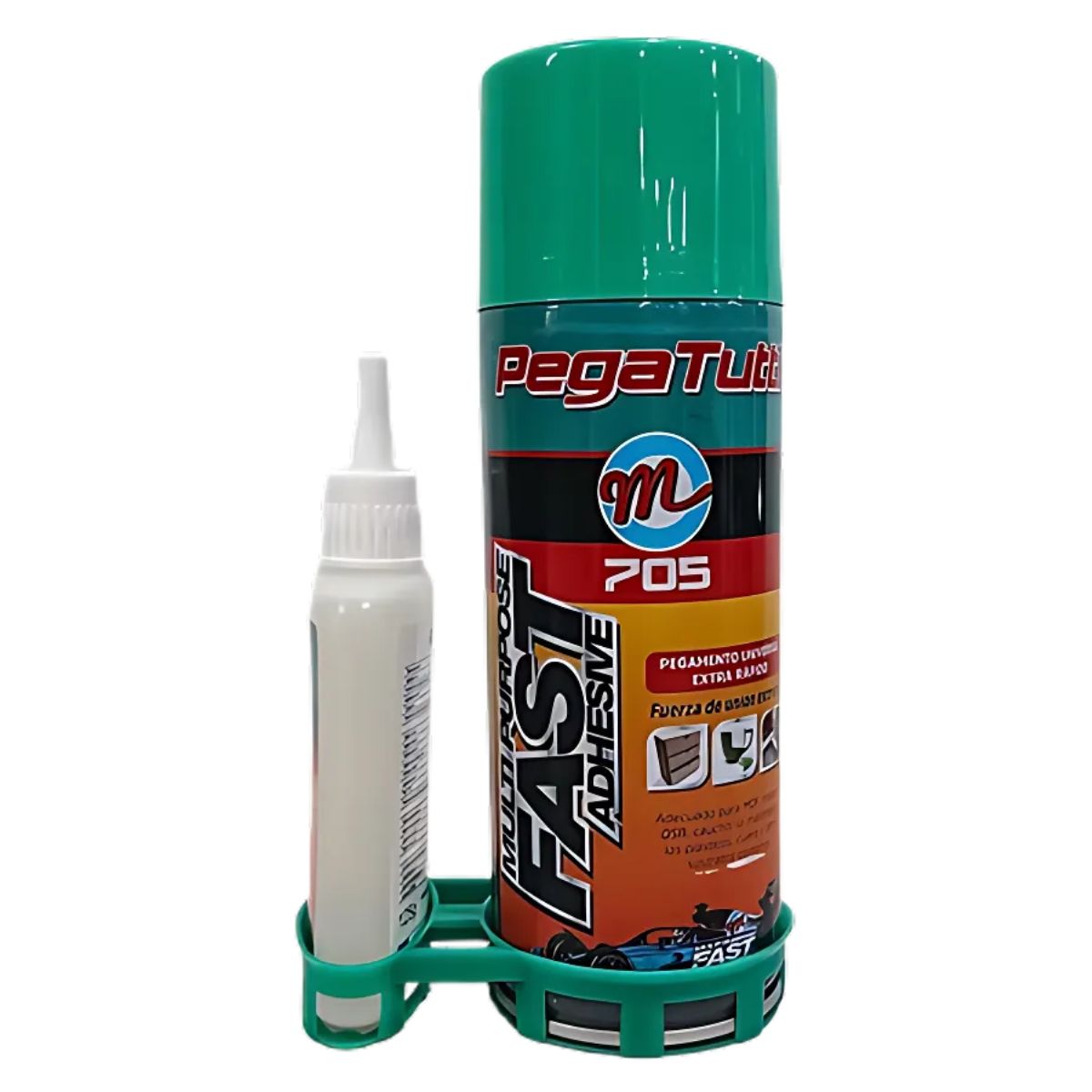 Pegamento Universal (Set Spray y Líquido). Adhesivo de Alta Resistencia y Secado Rápido para Madera, Plástico y Más.