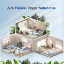 Deshumidificador Eléctrico Digital 2.6L. Ideal para Closets, Armarios, Cuartos y Baños. Extractor de humedad.