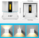 Lámpara de Pared Exterior LED Blanca 6W, 420 Lm, 3000K Cálida: Iluminación Eficiente para Exteriores. Luminaria.