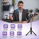 Micrófono Inalámbrico Dual con Cancelación de Ruido inteligente. Conexión USB-C. Estuche con Pantalla Digital.