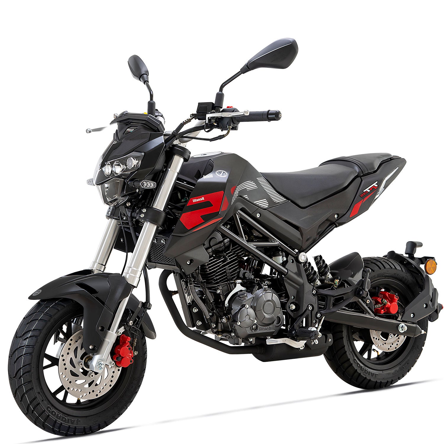 Benelli TNT135 135cc Color NEGRO Motor monocilindro enfriado por Aceite Inyec Elect 4val SOHC 9.5kW