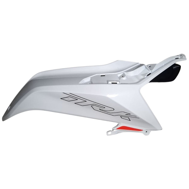 Covertor derecho del tanque de combustible  blanco-negro con sticker (TRK702X) FRONT RIGHT FUEL TANK GUARD WHITE X1/MATT BLACK BG WITH STICKER
