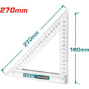 Escuadra De Acero 270 Mm. Medición Métrica.