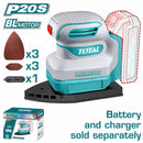 Lijadora Delta Triangular Orbital De Mano Inalámbrica 20V de Palma. Incluye 3 Hojas. Batería Y Cargador Por Separado.