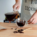 (1 pza) Taza de vidrio doble pared.