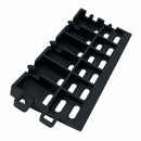 Alfombras comerciales de entrada para polvo Negro 7.5x7.5cm para Exteriores, Uso Comercial y Residencial. Alfombrilla (Borde Hembra)