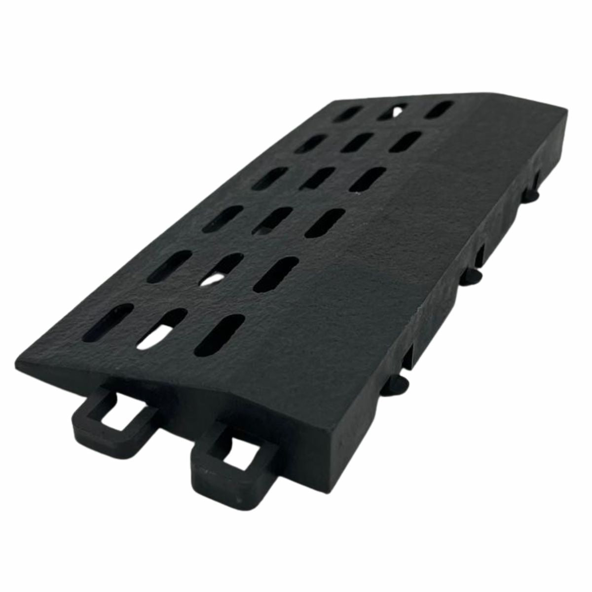 Alfombras comerciales de entrada para polvo Negro 7.5x7.5cm para Exteriores, Uso Comercial y Residencial. Alfombrilla (Borde Hembra)