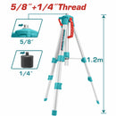 Trípode de Aluminio 1/2m. Tuerca 5/8” y 1/4”