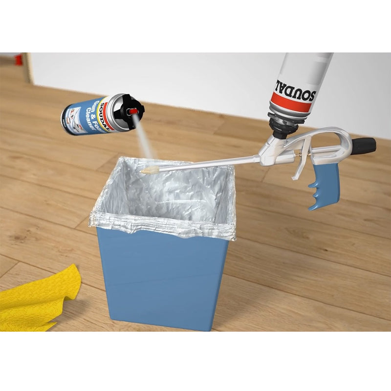 Limpiador de pistolas y espuma Soudal 500 ml.