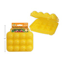 Camping 12Ct. Porta Huevos, Color Amarillo