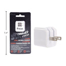 Ifocus, Cargador De Pared USB De Doble Puerto, 5V / 2.4A, Blanco, B / C