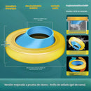 Anillo de Sellado inodoros Sanitario Antiolores para Tubería PVC. Gel Flexible de Alta Adherencia.