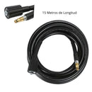 Manguera de Alta Presión de 15 metros con Conector Rápido M22+ para Hidrolavadora.