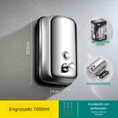 Dispensador De Jabón Líquido pared 1000ml Acero Inoxidable.