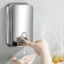 Dispensador De Jabón Líquido pared 1000ml Acero Inoxidable.