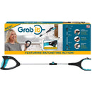 Picker Pinza Extensible para Alcanzar Objetos Difíciles. Agarrador Multiusos con Luz LED y Cabezal Giratorio.