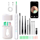 Limpiador de Oídos con video camara Visualización en Celular. Incluye 8 Accesorios y Soporte Base. Dispositivo para Limpieza de Oídos con Cámara Visual.