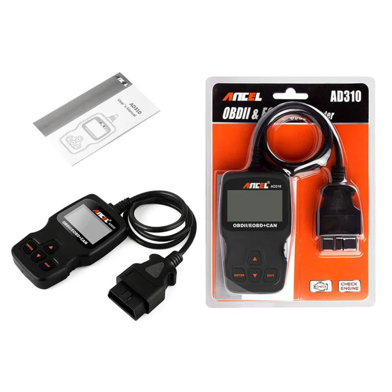 Escáner OBD2 Herramienta De exploración De Diagnostico OBDII/EOBD+CAN, Escáner Detector De Fallas Para Auto. Lector de Códigos para carros.