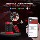 Escáner Automotriz OBD2 Bluetooth. Diagnóstico Completo de Todos los Sistemas. Compatible con Android y iOS. Lector de Códigos para carros
