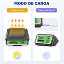 Monitor de Batería 12V con Pantalla LCD, Medición SoH/SoC. Tester de Voltaje y diagnostico Salud de Batería. Diagnóstico Completo.
