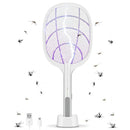 Raqueta Mata moscas e Insectos. Trampa Para Mosquitos Eléctrica Portátil en forma de raqueta. Luz UV Inalámbrica.