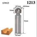 Punta De Router U 90 Grados 1/2*1/2. Vastago De 1/2"