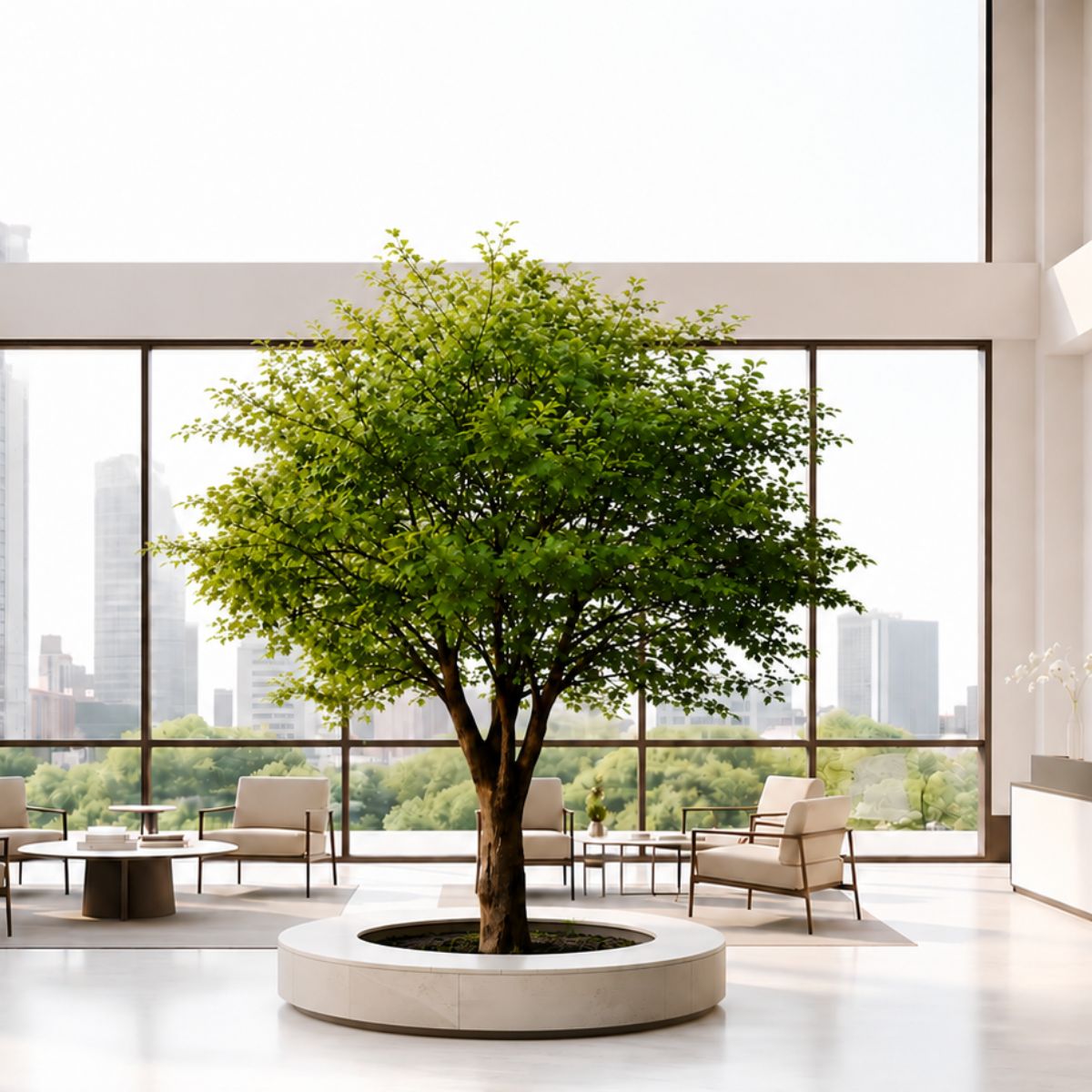 Árbol Banyan Artificial Decorativo para Interiores 2.2mts.