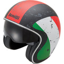 Casco Leoncino Retro Bandera de Italia L