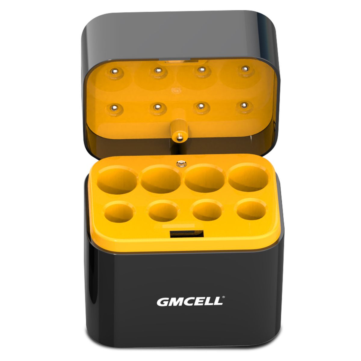 Cargador de Baterías recargables AA AAA 8 Ranuras. Cargador de Pilas Híbrido para Pilas con Entrada USBC 5V. (No incluye baterias)