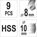 Cortador De Soldadura Por Puntos De Doble Cara, 3/8 Pulgadas HSS Para Taladro Eléctrico