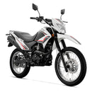 Moto Keeway TX200 NEW Color Blanco Motor Monocilindro enfriado por aire Carburador 2val